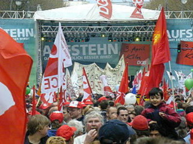 Demo in KÃ¶ln am 3. April '04