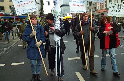 Demo in DÃ¼sseldorf am 31.01.04