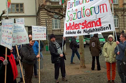 Demo in DÃ¼sseldorf, 31.01.04