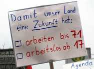 arbeiten bis 71 - arbeitslos ab 17